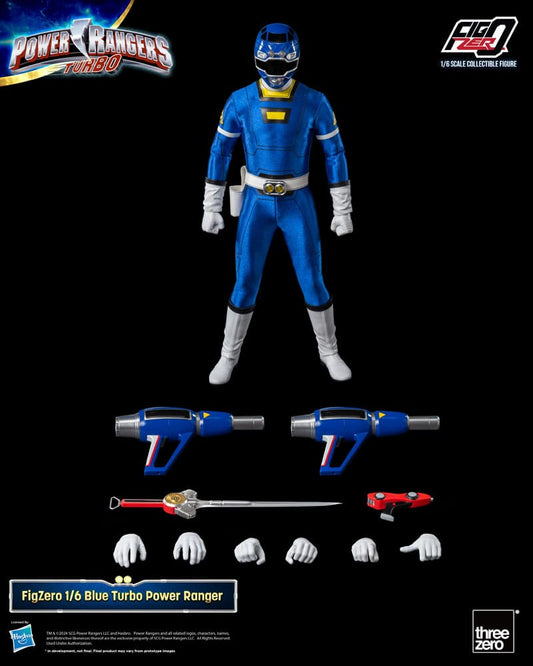 Power Rangers Turbo FigZero Actionfigur 1/6 Blue Turbo Power Ranger 30 cm Image 2