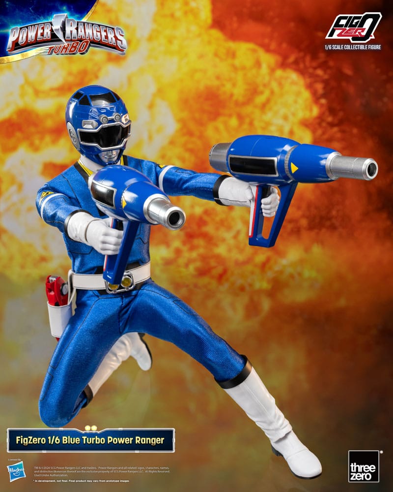 Power Rangers Turbo FigZero Actionfigur 1/6 Blue Turbo Power Ranger 30 cm Image 4