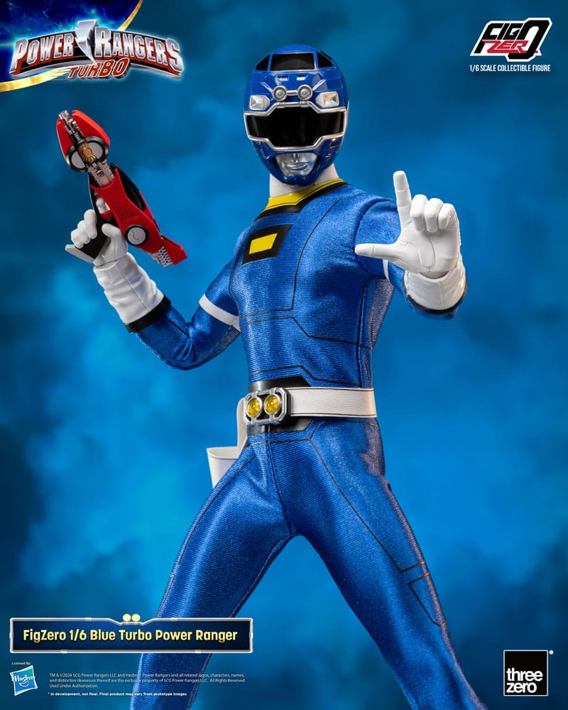 Power Rangers Turbo FigZero Actionfigur 1/6 Blue Turbo Power Ranger 30 cm Image 6