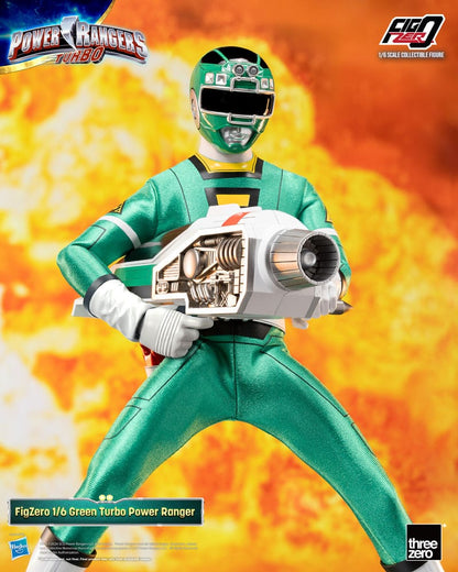 Power Rangers Turbo FigZero Actionfigur 1/6 Green Turbo Power Ranger 30 cm Image 3