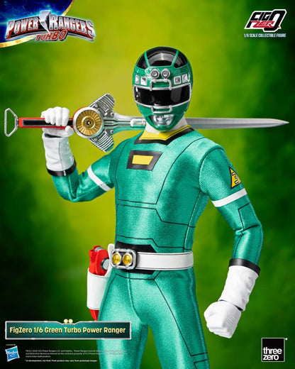 Power Rangers Turbo FigZero Actionfigur 1/6 Green Turbo Power Ranger 30 cm Image 4