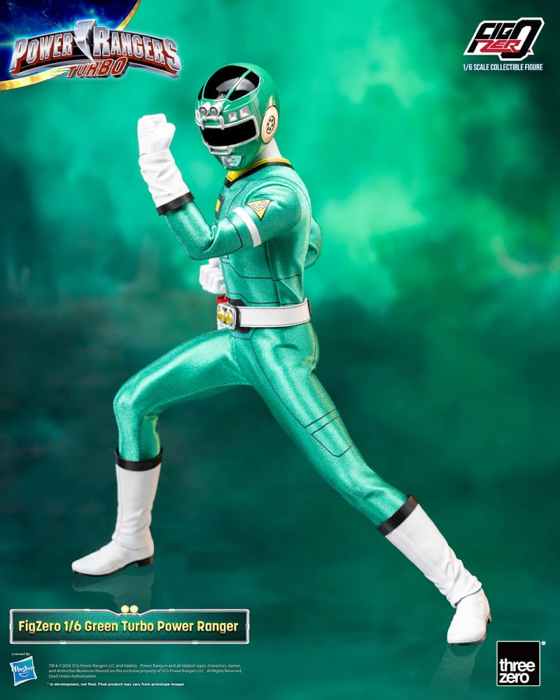 Power Rangers Turbo FigZero Actionfigur 1/6 Green Turbo Power Ranger 30 cm Image 6