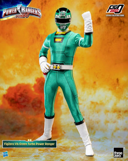 Power Rangers Turbo FigZero Actionfigur 1/6 Green Turbo Power Ranger 30 cm Image 7