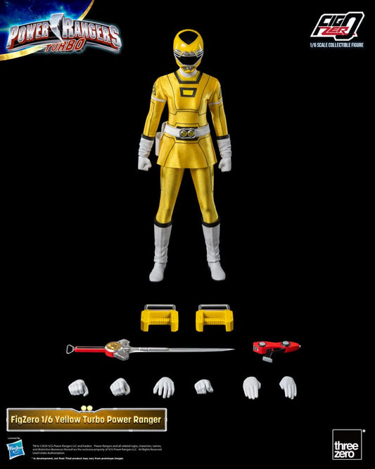 Power Rangers Turbo FigZero Actionfigur 1/6 Yellow Turbo Power Ranger 30 cm Image 2