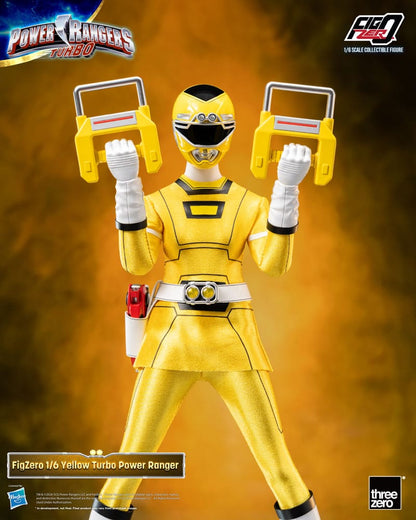 Power Rangers Turbo FigZero Actionfigur 1/6 Yellow Turbo Power Ranger 30 cm Image 3