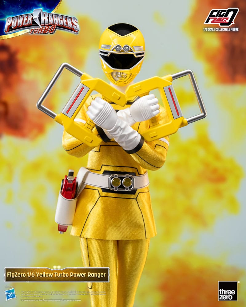 Power Rangers Turbo FigZero Actionfigur 1/6 Yellow Turbo Power Ranger 30 cm Image 4