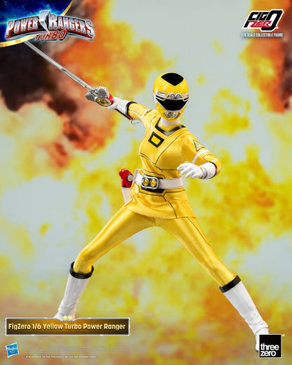 Power Rangers Turbo FigZero Actionfigur 1/6 Yellow Turbo Power Ranger 30 cm Image 6