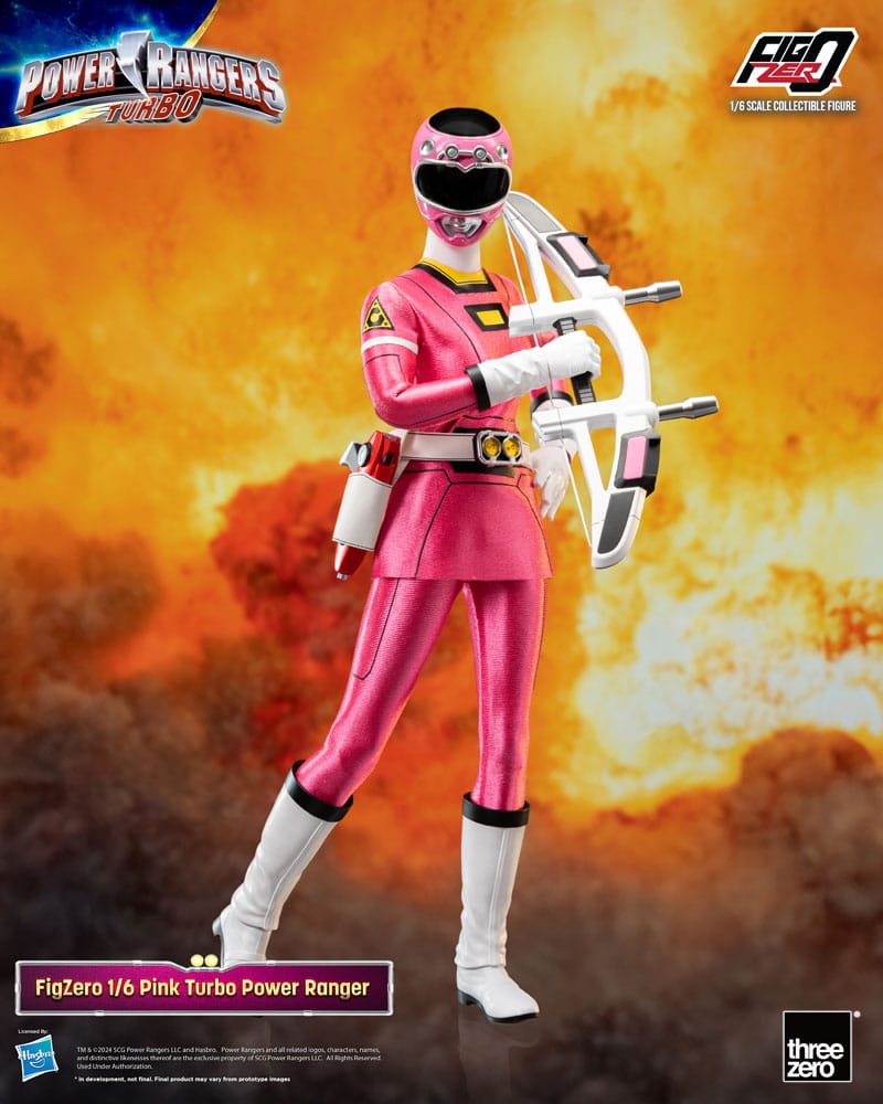 Power Rangers Turbo FigZero Actionfigur 1/6 Pink Turbo Power Ranger 30 cm Image 3
