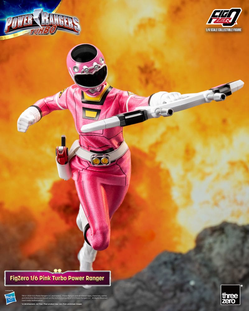 Power Rangers Turbo FigZero Actionfigur 1/6 Pink Turbo Power Ranger 30 cm Image 5