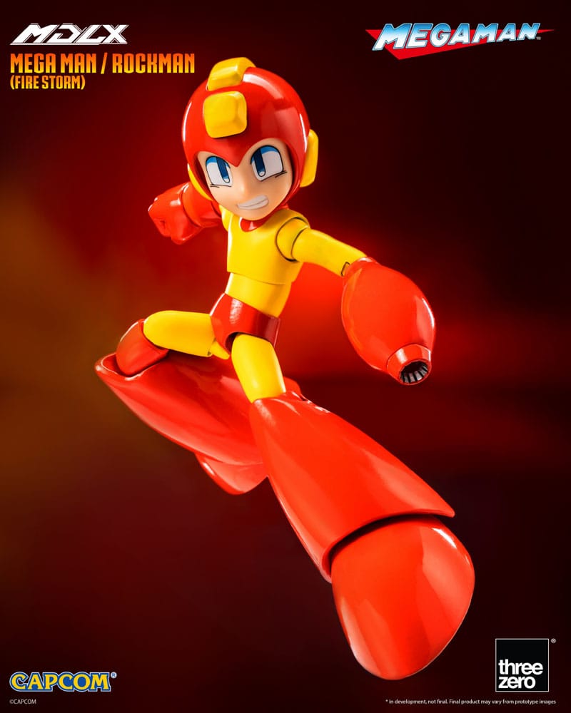 Mega Man MDLX Actionfigur Mega Man / Rockman (Fire Storm) 10 cm Image 3