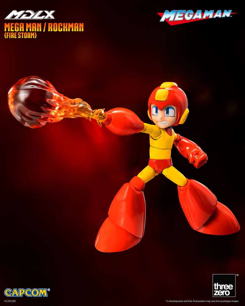 Mega Man MDLX Actionfigur Mega Man / Rockman (Fire Storm) 10 cm Image 5