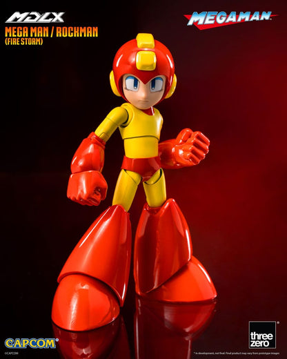Mega Man MDLX Actionfigur Mega Man / Rockman (Fire Storm) 10 cm Image 1