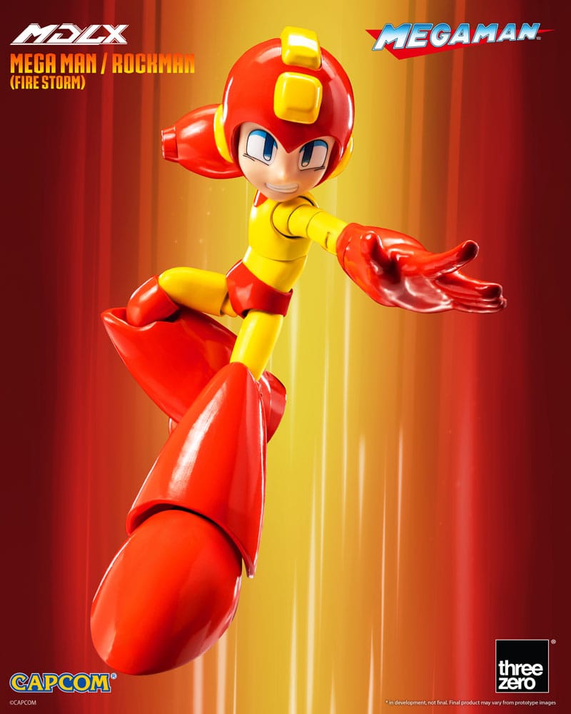 Mega Man MDLX Actionfigur Mega Man / Rockman (Fire Storm) 10 cm Image 7