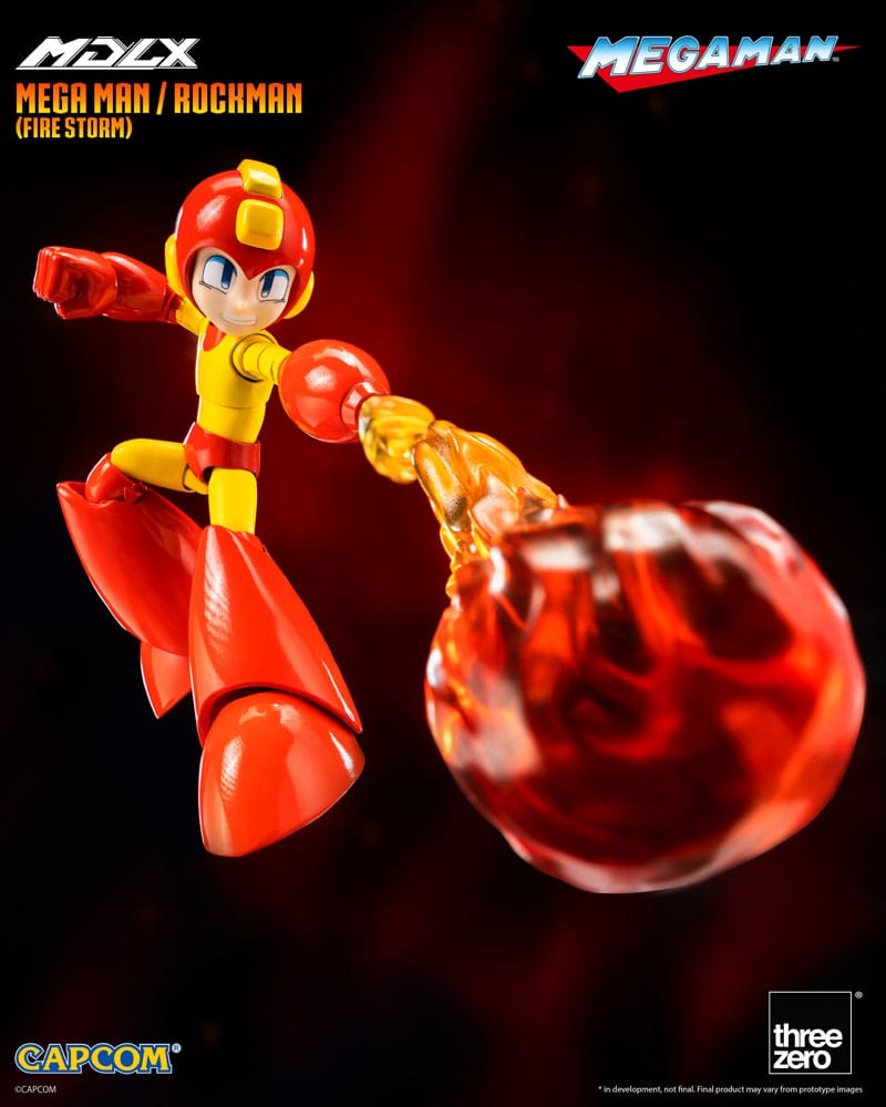 Mega Man MDLX Actionfigur Mega Man / Rockman (Fire Storm) 10 cm Image 9