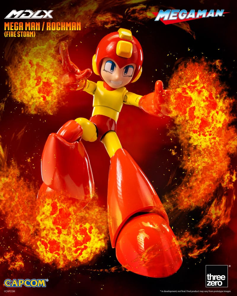 Mega Man MDLX Actionfigur Mega Man / Rockman (Fire Storm) 10 cm Image 10