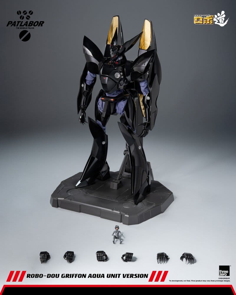 Mobile Police Patlabor Robo-Dou Actionfigur 1/35 Griffon Aqua Unit Version 25 cm Image 2