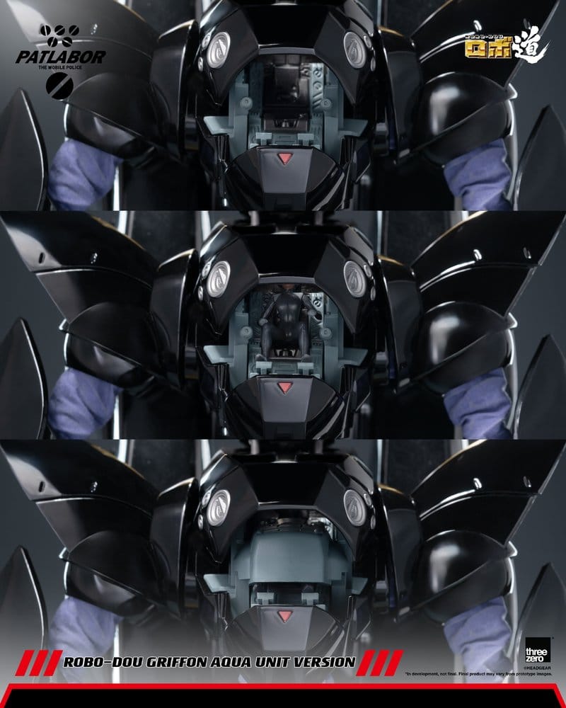 Mobile Police Patlabor Robo-Dou Actionfigur 1/35 Griffon Aqua Unit Version 25 cm Image 8