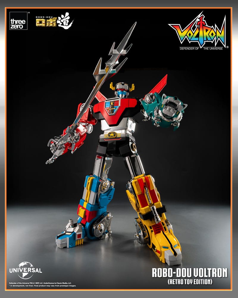 Voltron: Defender of the Universe Robo-Dou Actionfigur Voltron Retro Toy Edition 27 cm Image 3