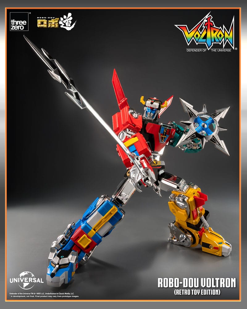 Voltron: Defender of the Universe Robo-Dou Actionfigur Voltron Retro Toy Edition 27 cm Image 4