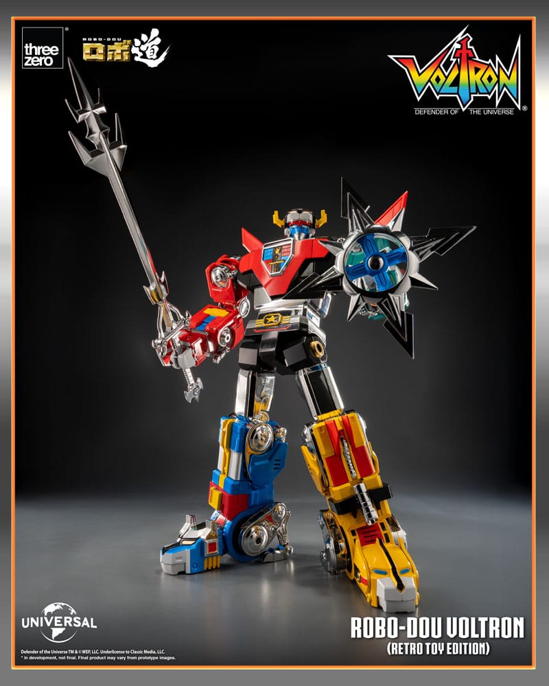 Voltron: Defender of the Universe Robo-Dou Actionfigur Voltron Retro Toy Edition 27 cm Image 6