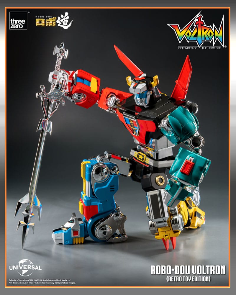 Voltron: Defender of the Universe Robo-Dou Actionfigur Voltron Retro Toy Edition 27 cm Image 7
