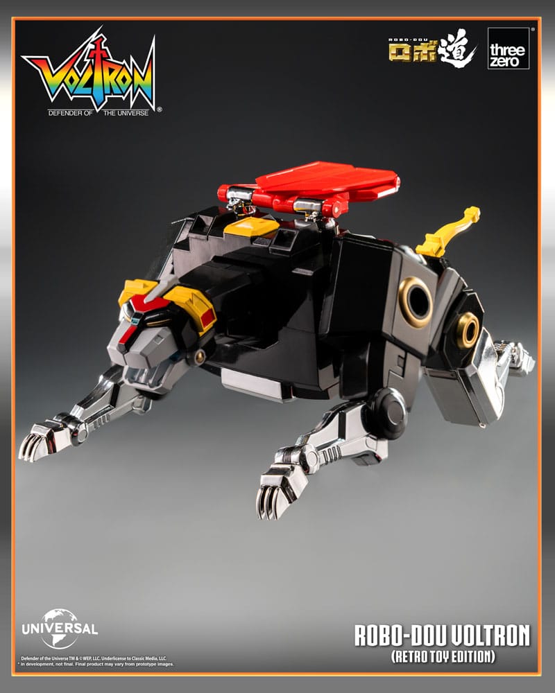 Voltron: Defender of the Universe Robo-Dou Actionfigur Voltron Retro Toy Edition 27 cm Image 9