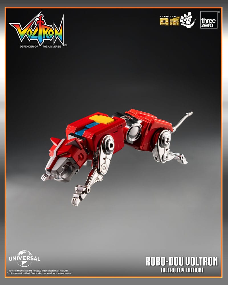 Voltron: Defender of the Universe Robo-Dou Actionfigur Voltron Retro Toy Edition 27 cm Image 10