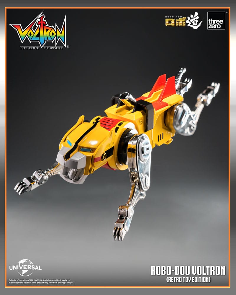 Voltron: Defender of the Universe Robo-Dou Actionfigur Voltron Retro Toy Edition 27 cm Image 13
