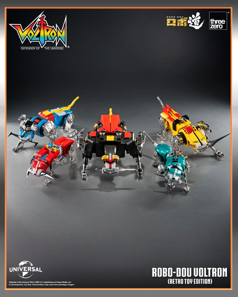 Voltron: Defender of the Universe Robo-Dou Actionfigur Voltron Retro Toy Edition 27 cm Image 14