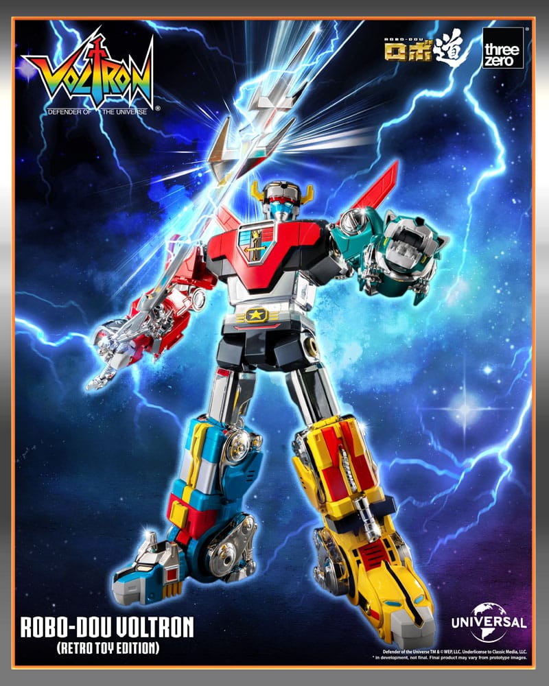 Voltron: Defender of the Universe Robo-Dou Actionfigur Voltron Retro Toy Edition 27 cm Image 15