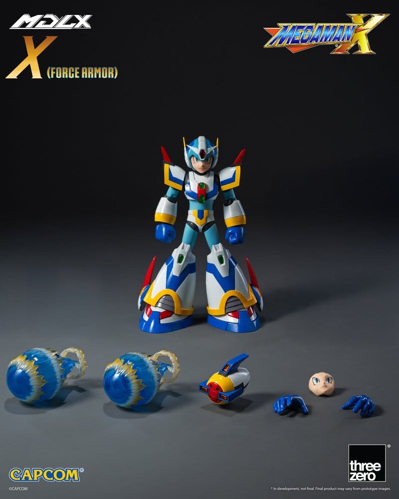 Mega Man X MDLX Actionfigur Rockman / Mega Man Force Armor 12 cm Image 2
