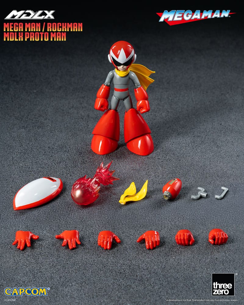 Mega Man MDLX Actionfigur Rockman / Mega Man Proto Man 10 cm Image 2