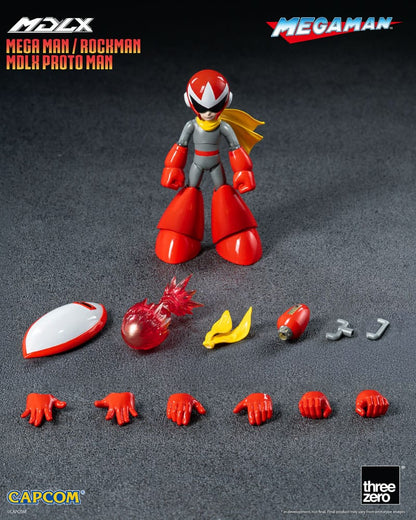 Mega Man MDLX Actionfigur Rockman / Mega Man Proto Man 10 cm Image 2