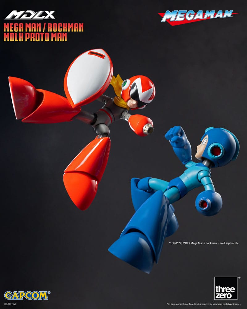 Mega Man MDLX Actionfigur Rockman / Mega Man Proto Man 10 cm Image 12