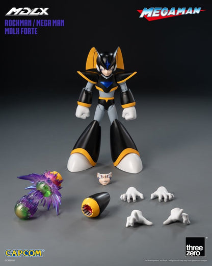 Mega Man MDLX Actionfigur Rockman / Mega Man Forte 10 cm Image 2