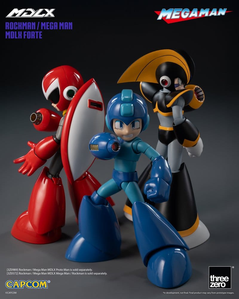 Mega Man MDLX Actionfigur Rockman / Mega Man Forte 10 cm Image 14