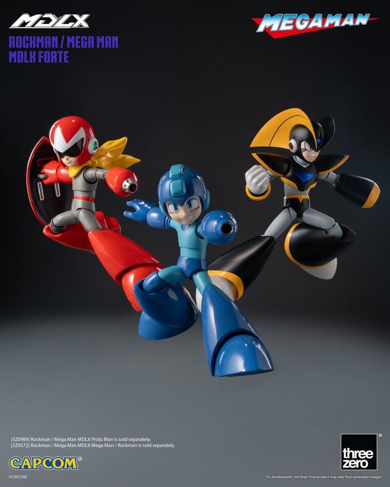 Mega Man MDLX Actionfigur Rockman / Mega Man Forte 10 cm Image 15