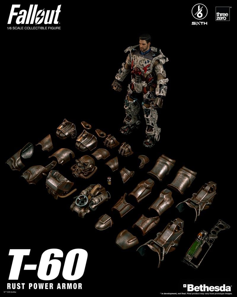 Fallout Actionfigur 1/6 T-60 Rust Power Armor Image 2