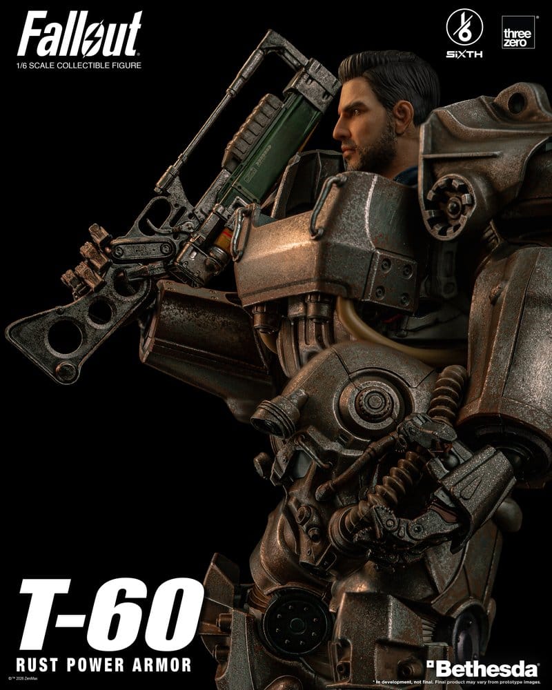 Fallout Actionfigur 1/6 T-60 Rust Power Armor Image 5