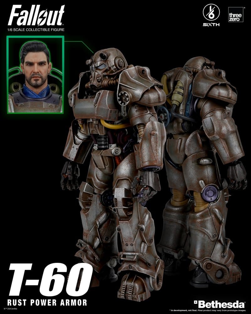 Fallout Actionfigur 1/6 T-60 Rust Power Armor Image 10