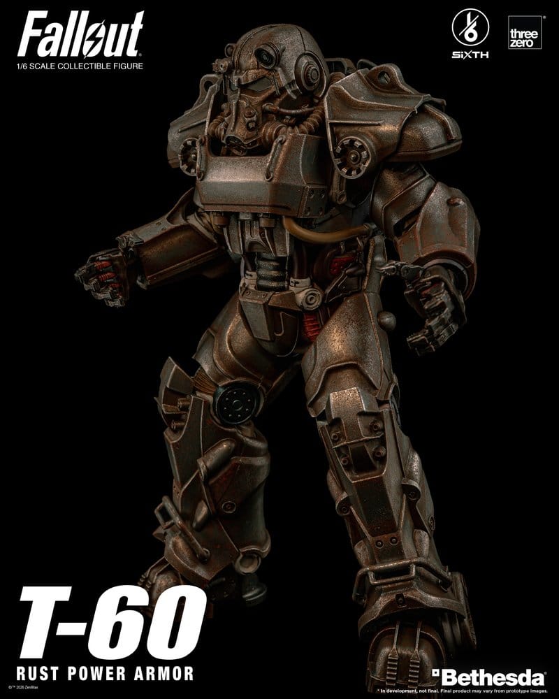 Fallout Actionfigur 1/6 T-60 Rust Power Armor Image 14