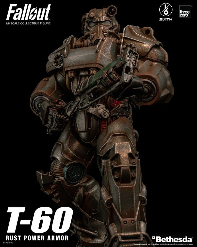 Fallout Actionfigur 1/6 T-60 Rust Power Armor Image 16