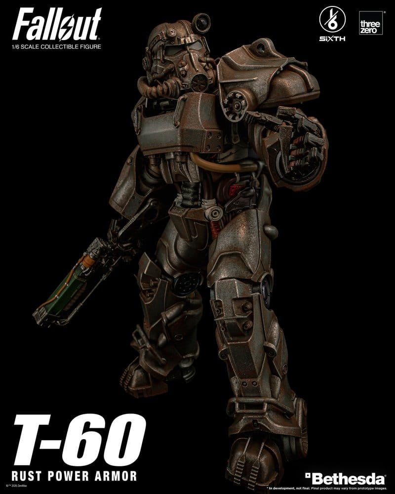 Fallout Actionfigur 1/6 T-60 Rust Power Armor Image 18