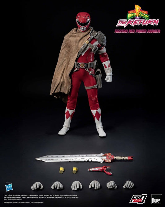 Mighty Morphin Power Rangers: The Return FigZero Actionfigur 1/6 Red Power Ranger 31 cm Image 2