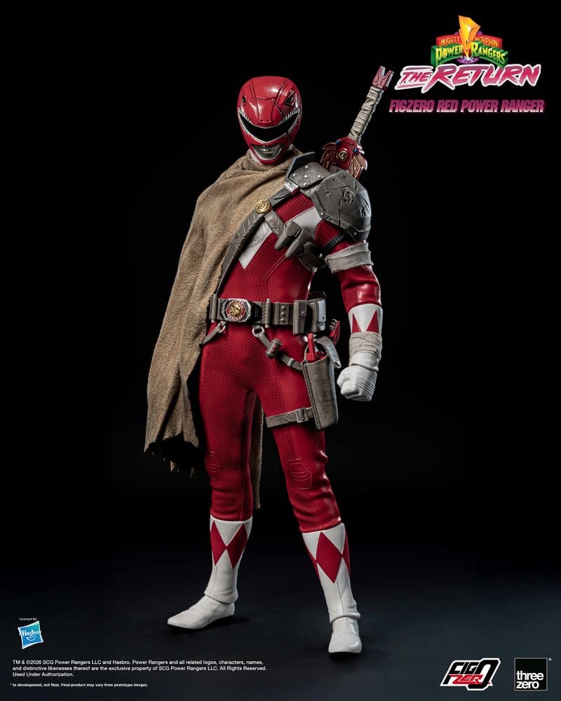 Mighty Morphin Power Rangers: The Return FigZero Actionfigur 1/6 Red Power Ranger 31 cm Image 3