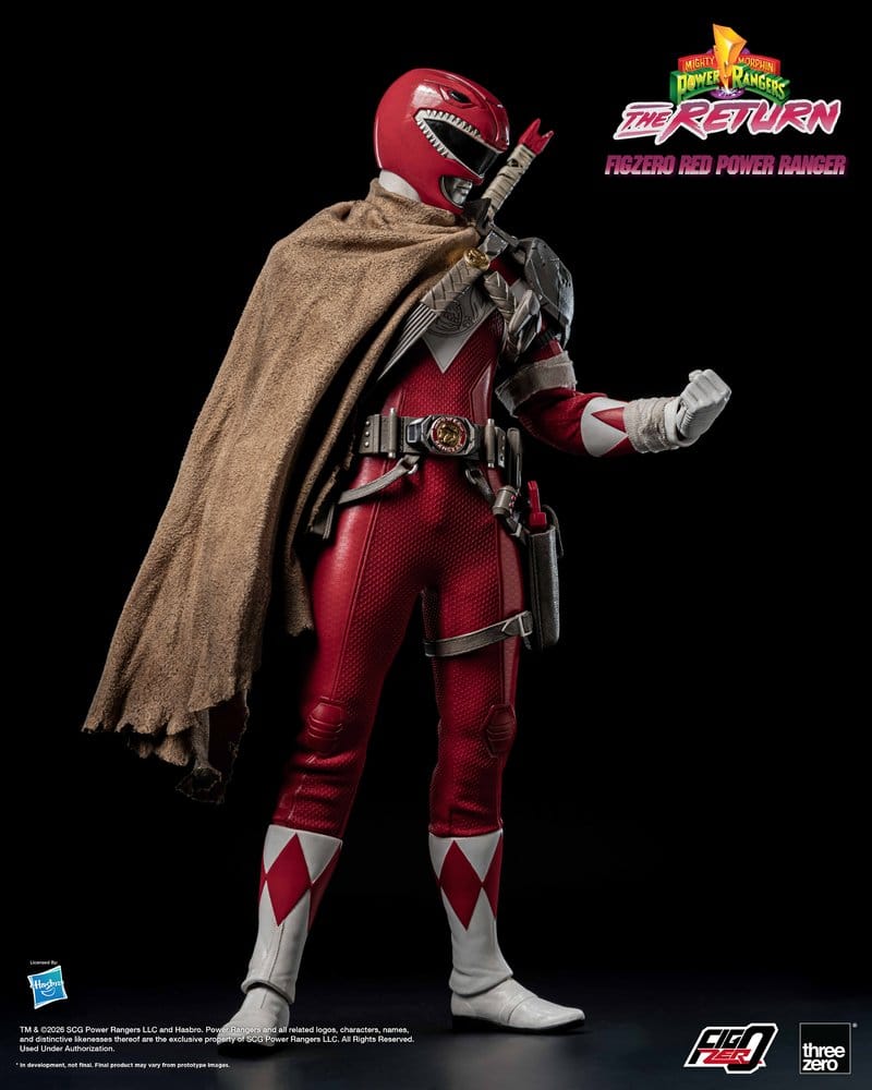 Mighty Morphin Power Rangers: The Return FigZero Actionfigur 1/6 Red Power Ranger 31 cm Image 6