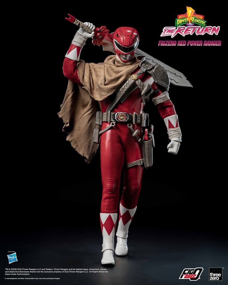 Mighty Morphin Power Rangers: The Return FigZero Actionfigur 1/6 Red Power Ranger 31 cm Image 7
