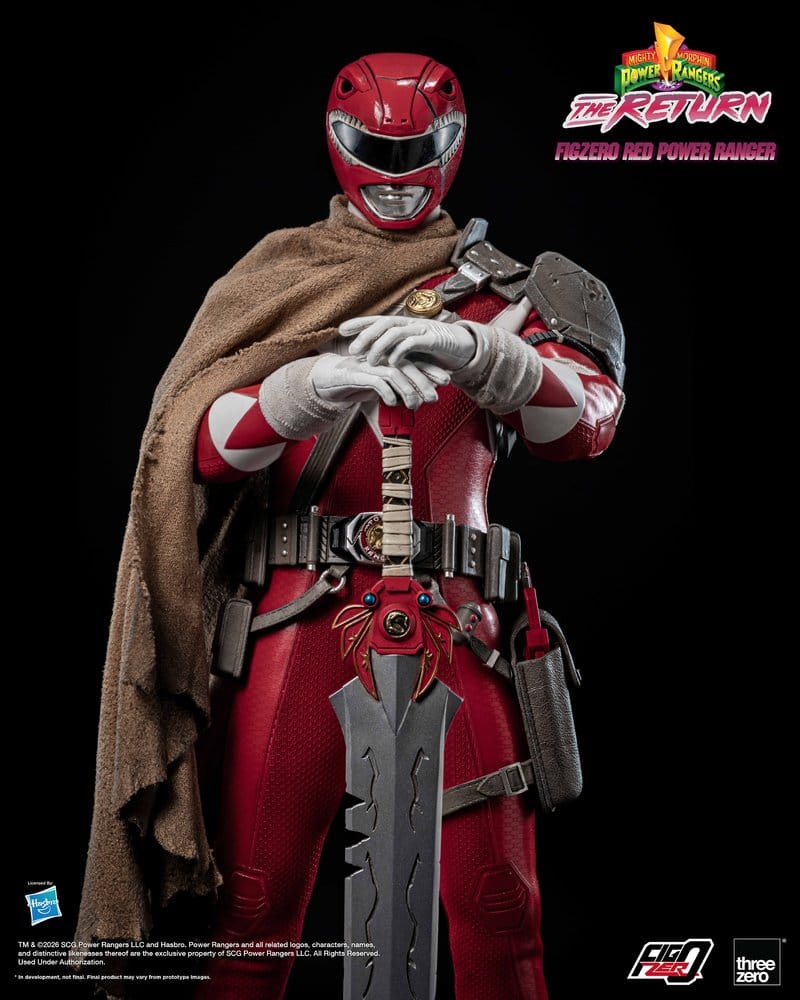 Mighty Morphin Power Rangers: The Return FigZero Actionfigur 1/6 Red Power Ranger 31 cm Image 10