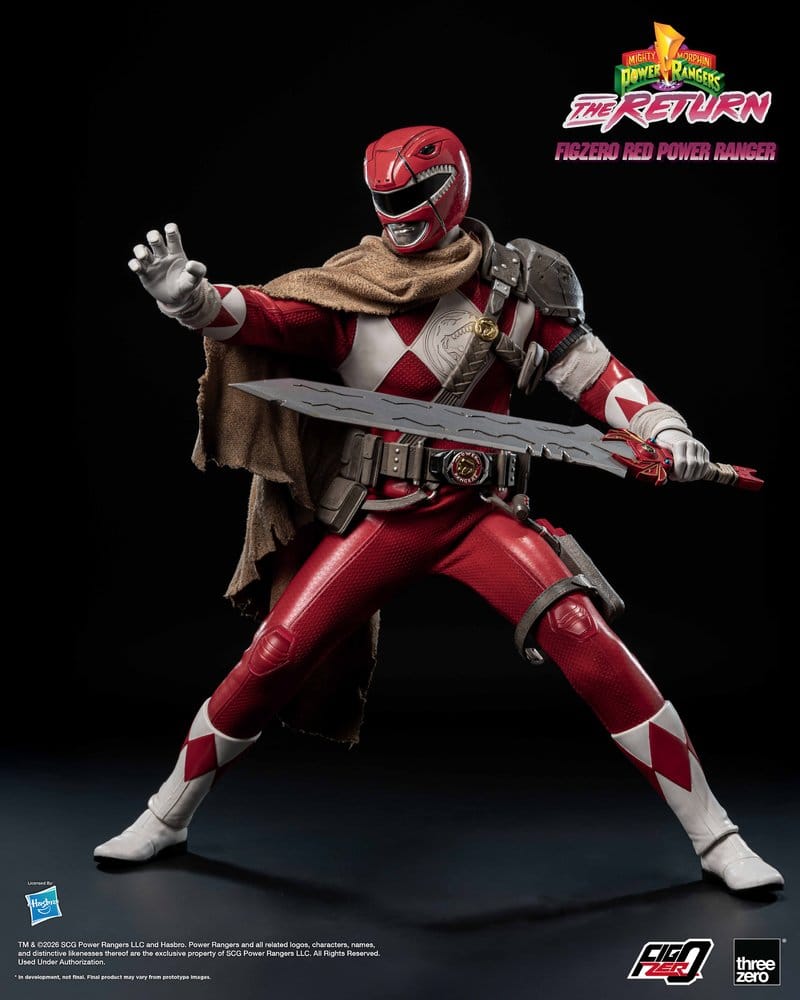 Mighty Morphin Power Rangers: The Return FigZero Actionfigur 1/6 Red Power Ranger 31 cm Image 11