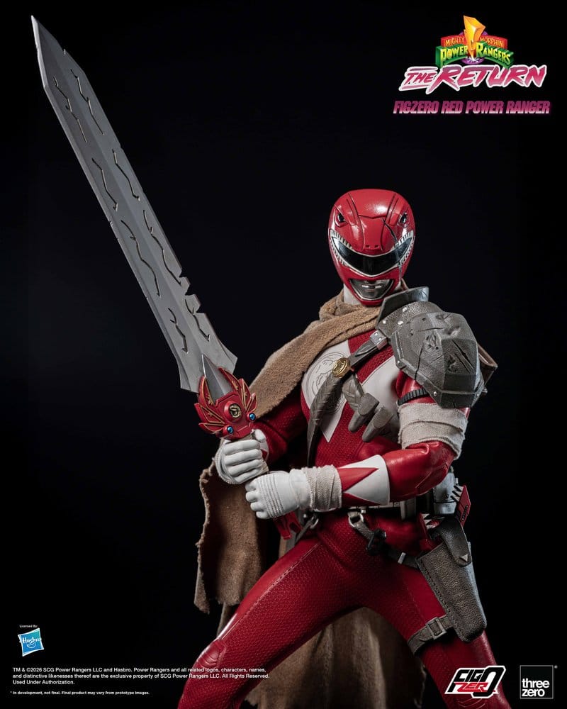 Mighty Morphin Power Rangers: The Return FigZero Actionfigur 1/6 Red Power Ranger 31 cm Image 12